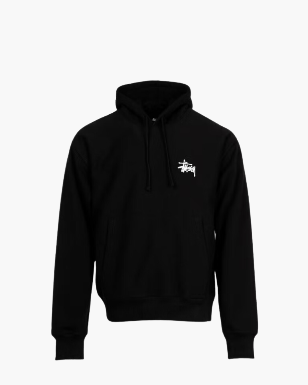 Stussy Basic Hoodie Black The Sneaker Store